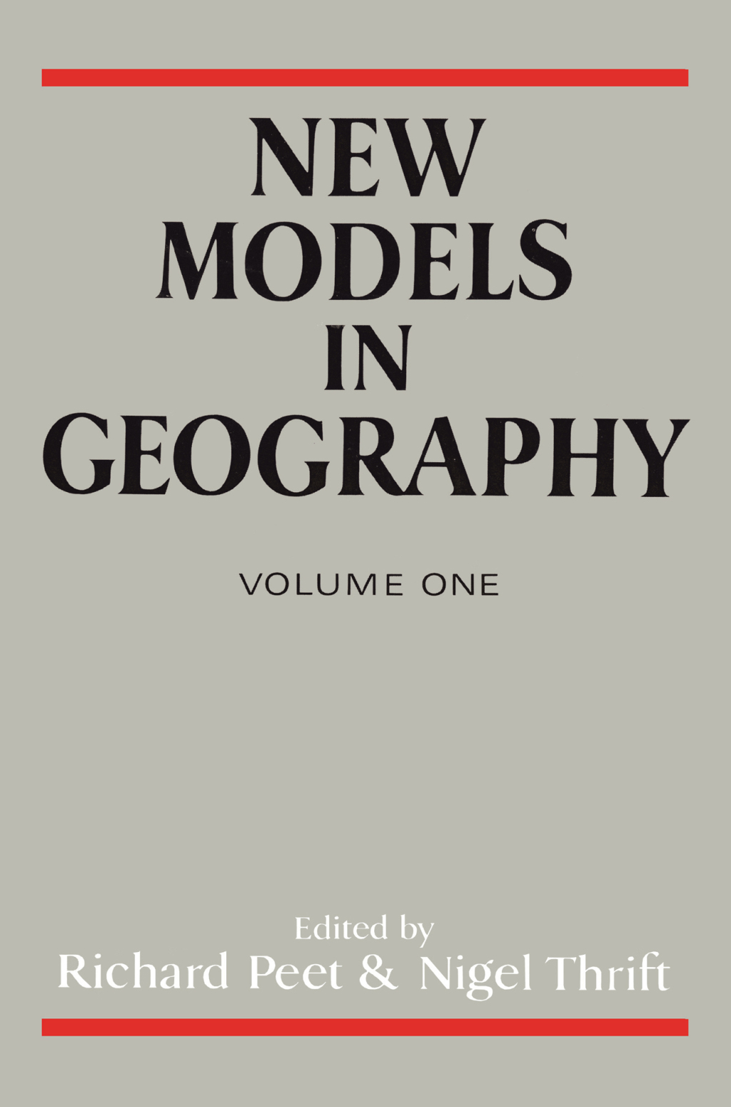 New Models In Geography Volume 1 1st Edition â€“ PDF/EPUB Version Downloadable