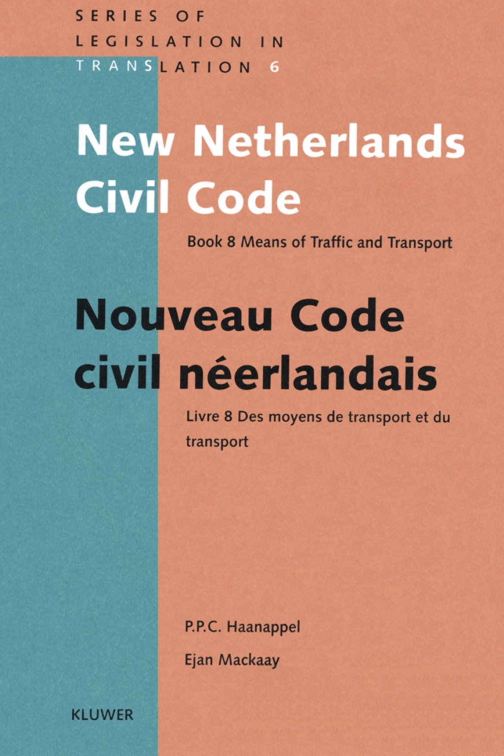 New Netherlands Civil Code Book 8 Means of Traffic and Transport  â€“ PDF/EPUB Version Downloadable