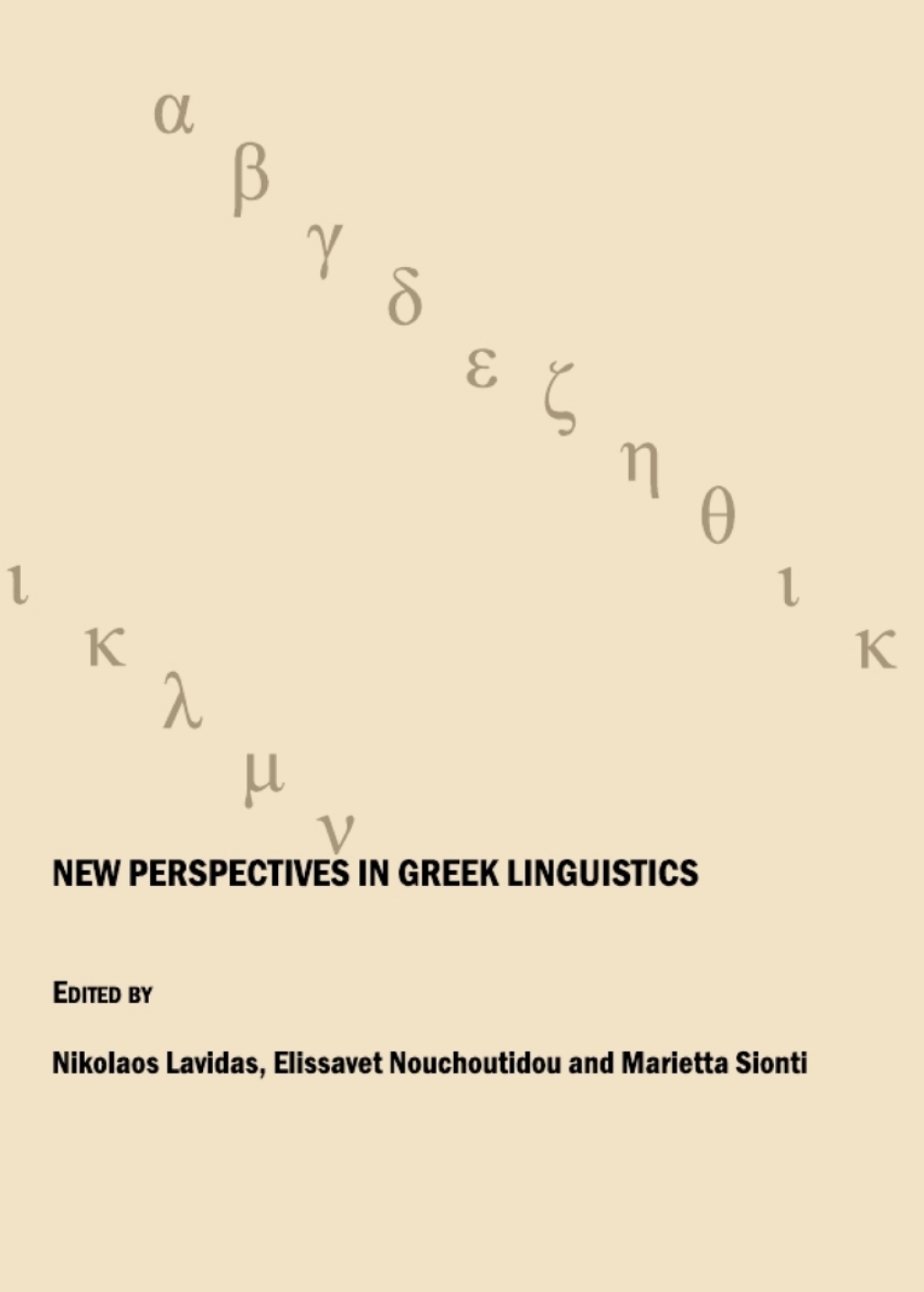 New Perspectives in Greek Linguistics 1st Edition â€“ PDF/EPUB Version Downloadable
