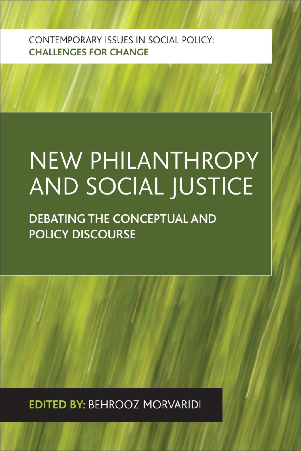 New Philanthropy and Social Justice Debating the Conceptual and Policy Discourse 1st Edition â€“ PDF/EPUB Version Downloadable