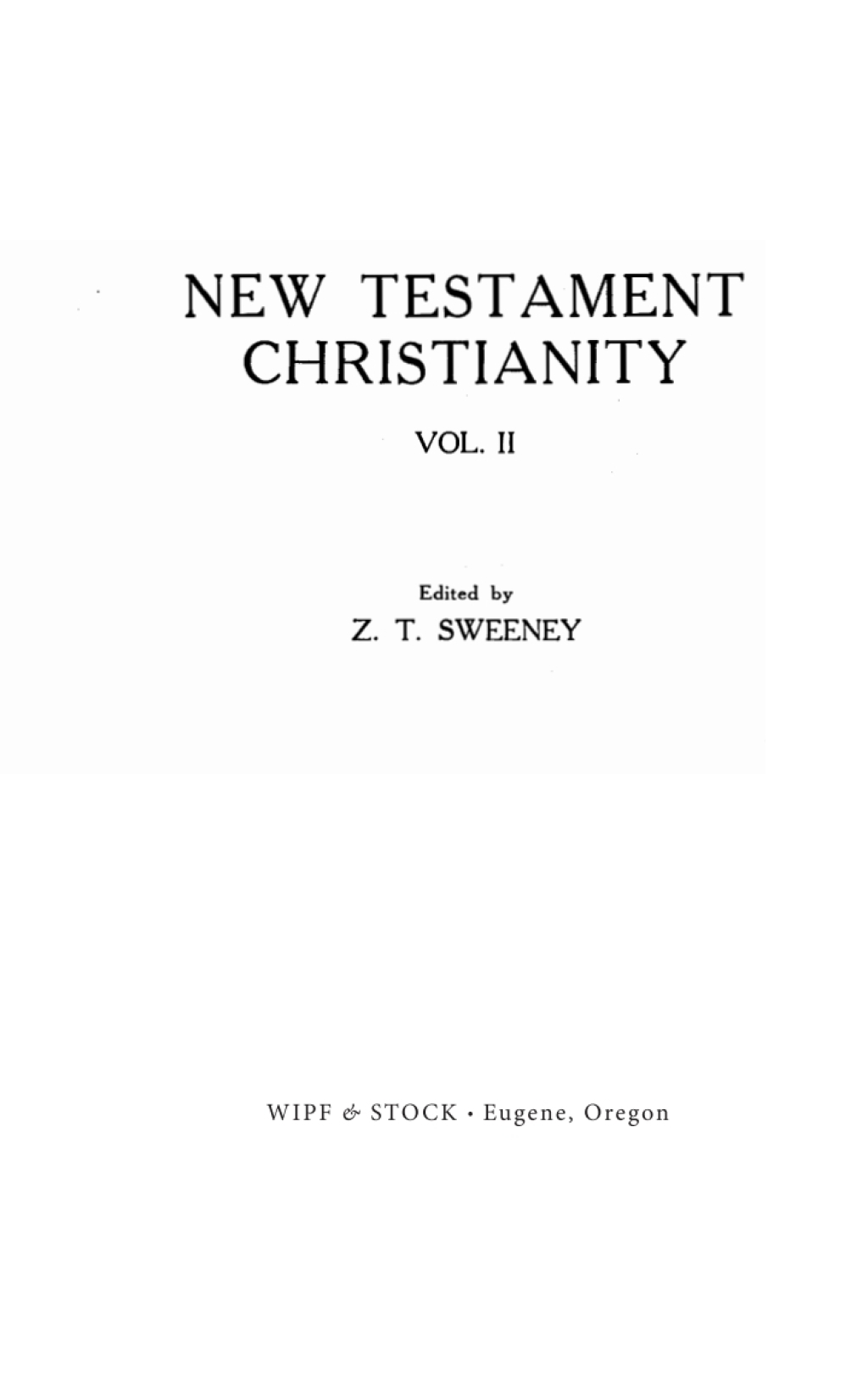 New Testament Christianity, Vol. 2  â€“ PDF/EPUB Version Downloadable