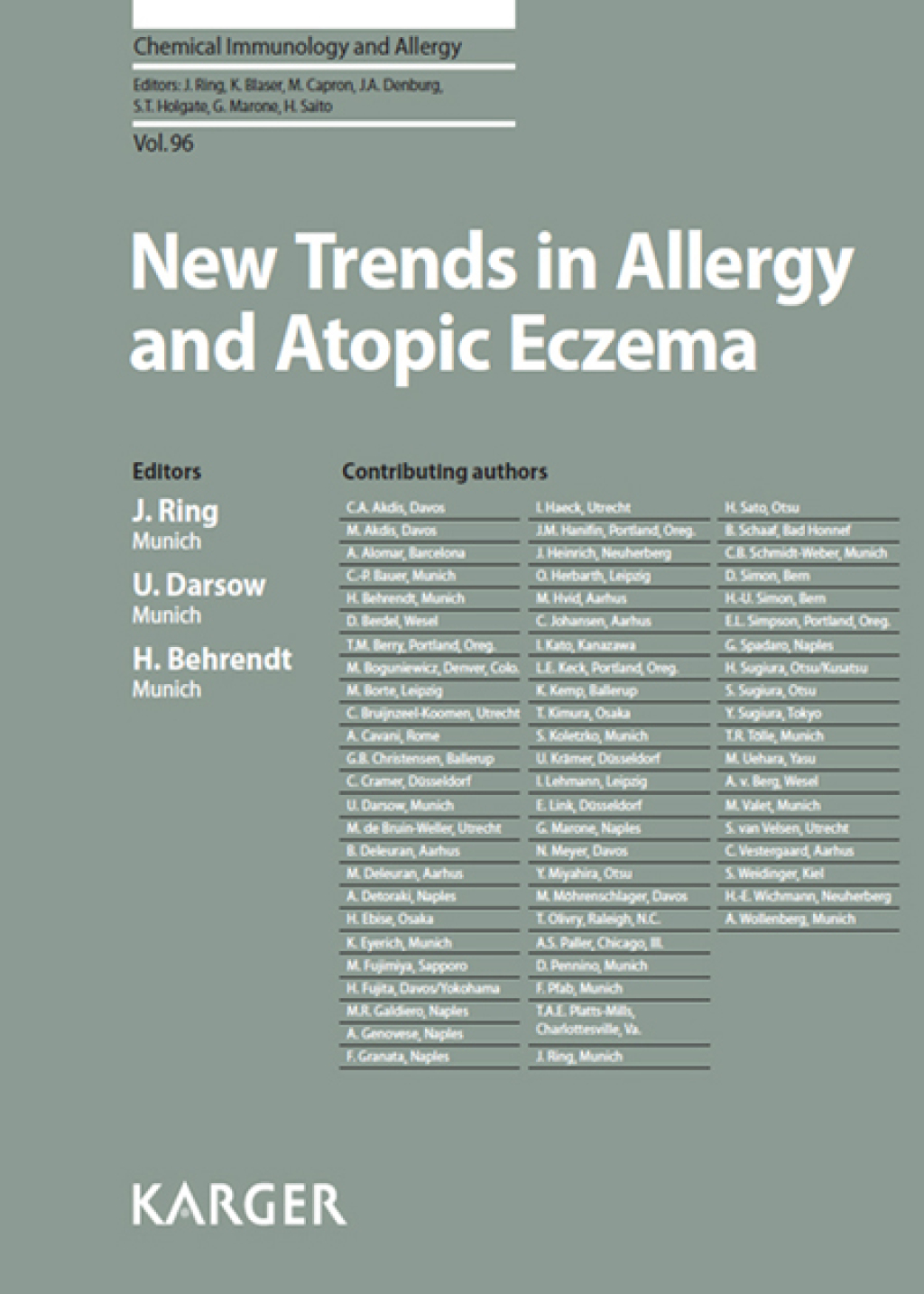New Trends in Allergy and Atopic Eczema 1st Edition â€“ PDF/EPUB Version Downloadable