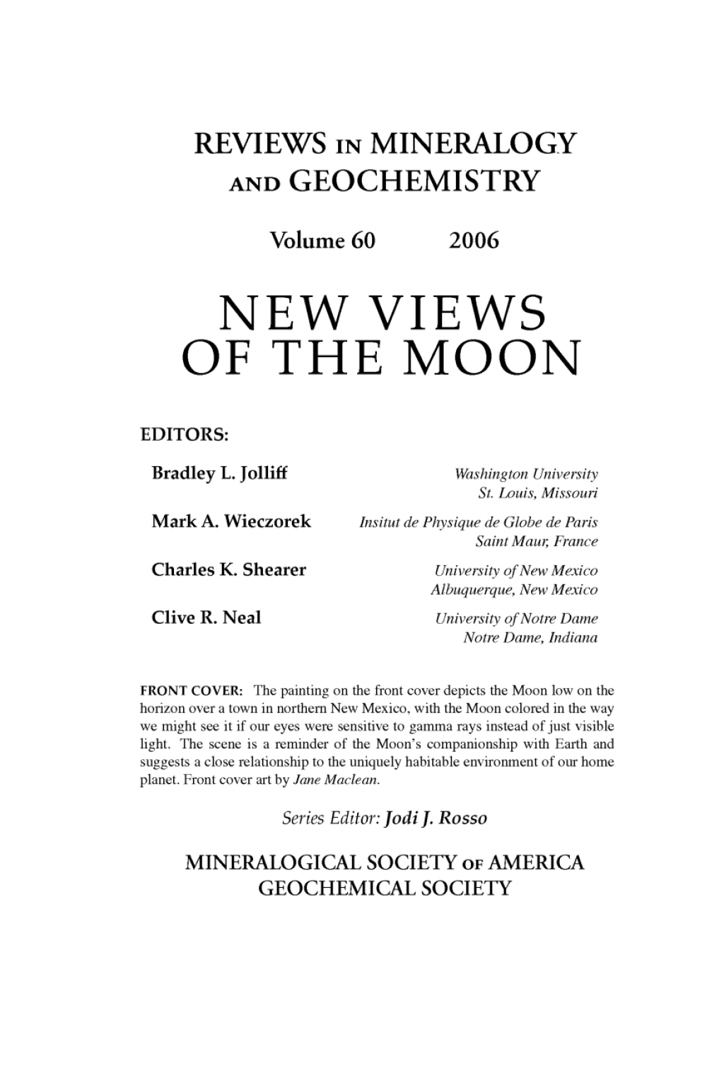 New Views of the Moon 1st Edition â€“ PDF/EPUB Version Downloadable