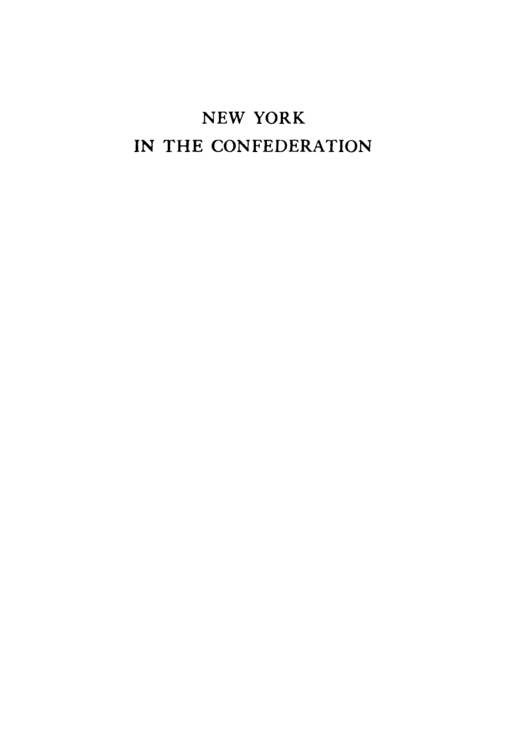 New York in the Confederation An Economic Study  â€“ PDF/EPUB Version Downloadable