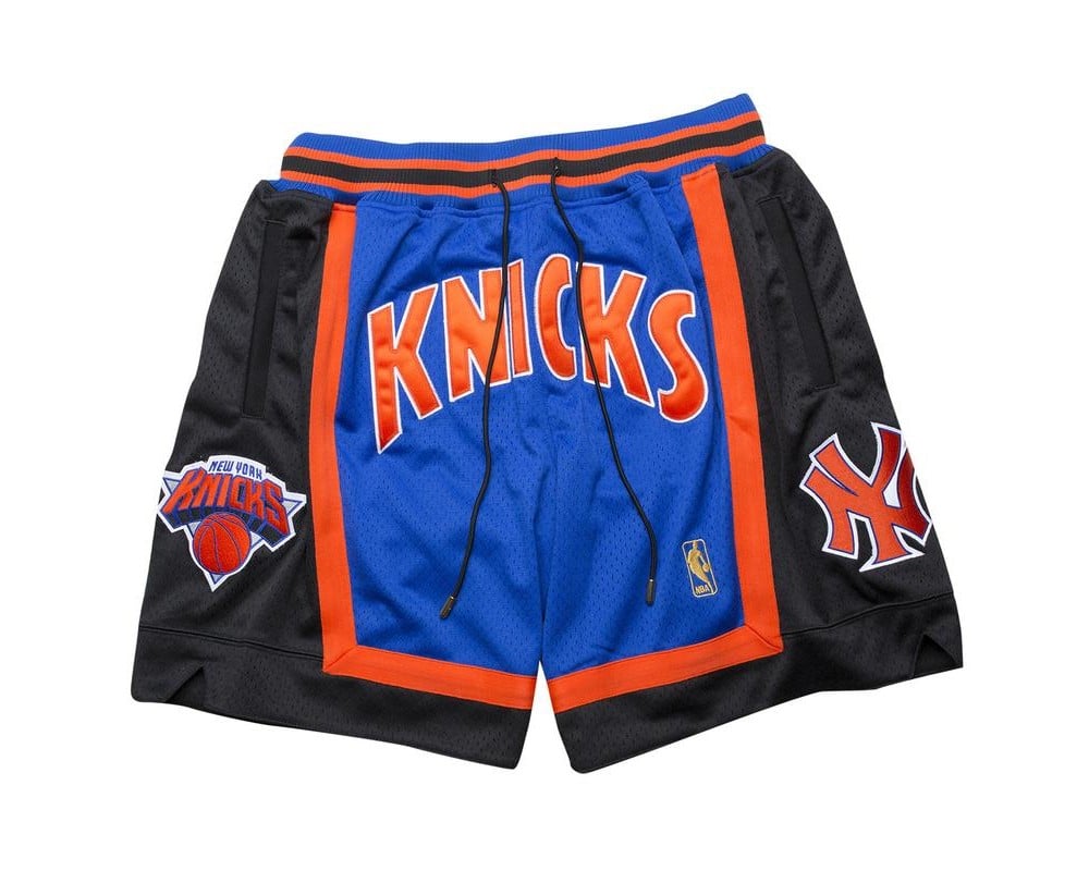 New York Knicks 96-97 Shorts Blue - Basketball Shorts Store