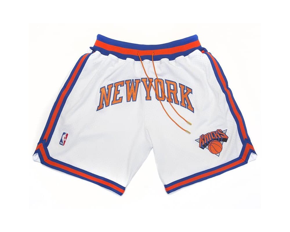 New York Knicks Shorts White - Basketball Shorts Store