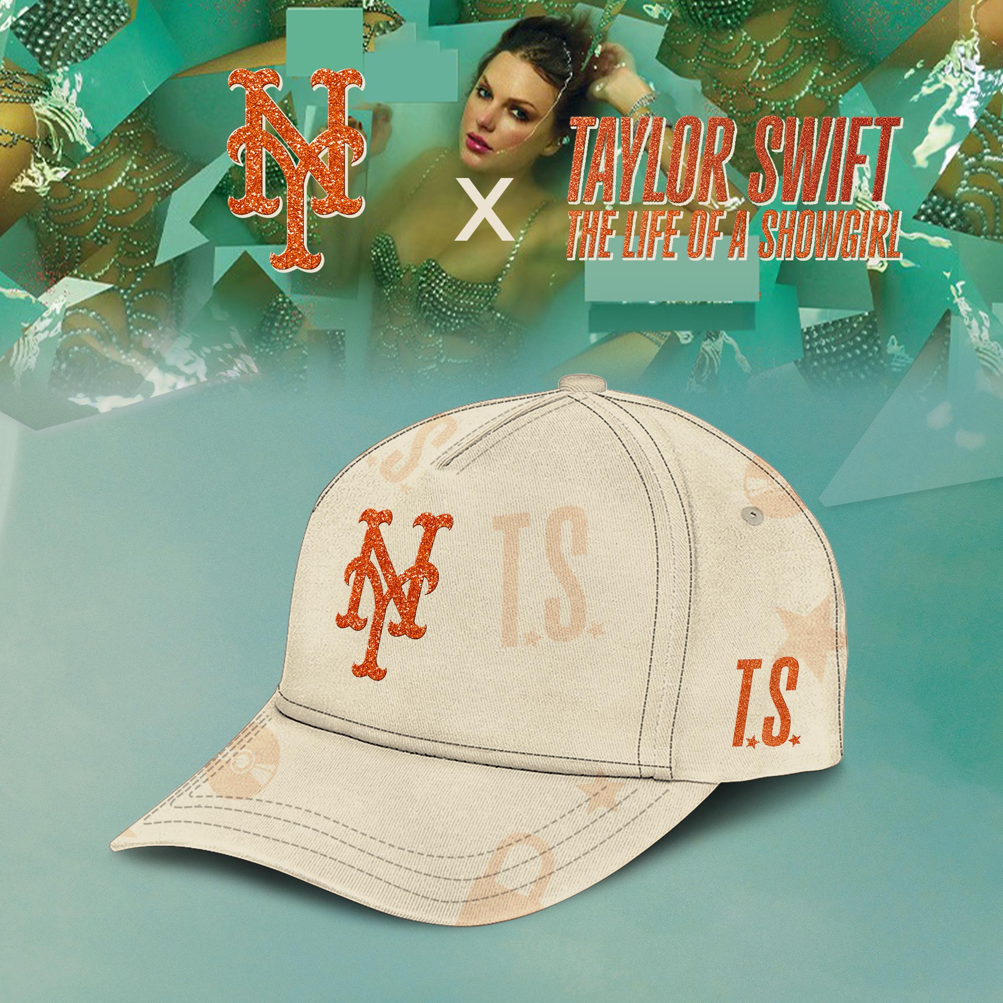 New York Mets MLB x Taylor Swift â€œThe Life of a Showgirlâ€ 2025 Limited Editions Cap
