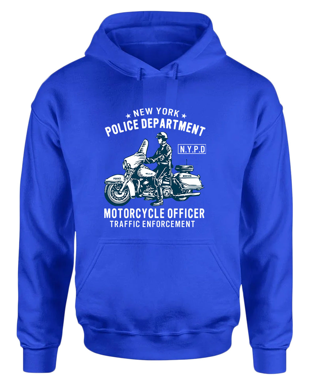 New York motorcycle officer traffic hoodie