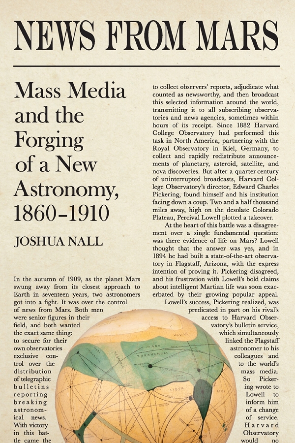 News from Mars Mass Media and the Forging of a New Astronomy, 1860-1910  â€“ PDF/EPUB Version Downloadable