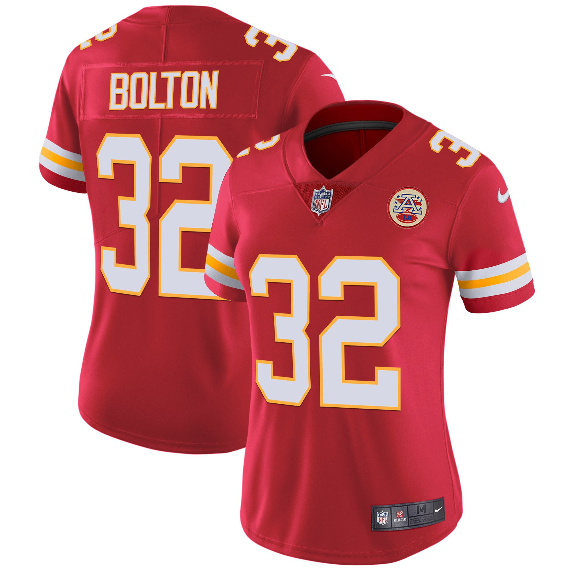 Nick Bolton Women's Kansas City Chiefs Player Vapor Red Jersey - All Stitched