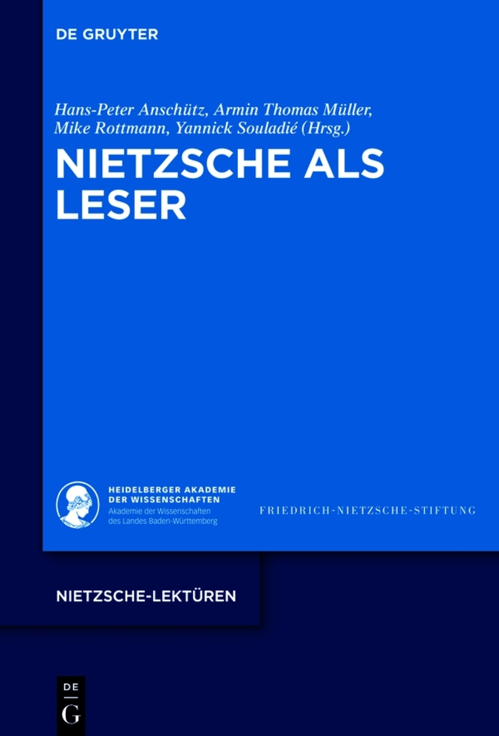 Nietzsche als Leser 1st Edition â€“ PDF/EPUB Version Downloadable
