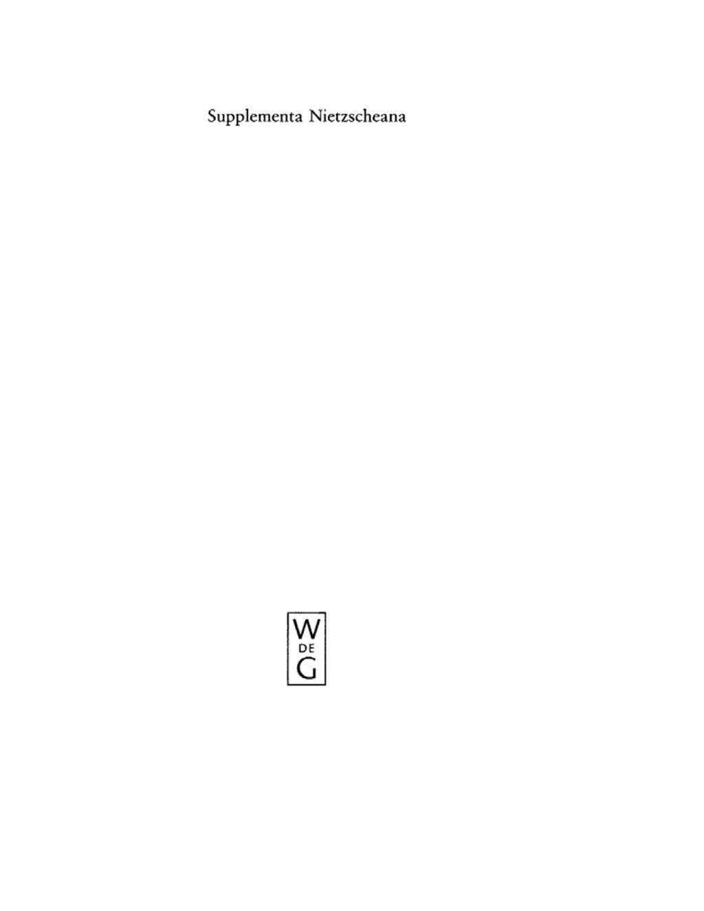 Nietzsches persÃ¶nliche Bibliothek 1st Edition â€“ PDF/EPUB Version Downloadable