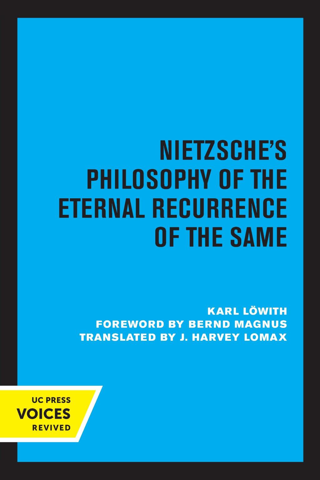 Nietzsche's Philosophy of the Eternal Recurrence of the Same 1st Edition â€“ PDF/EPUB Version Downloadable