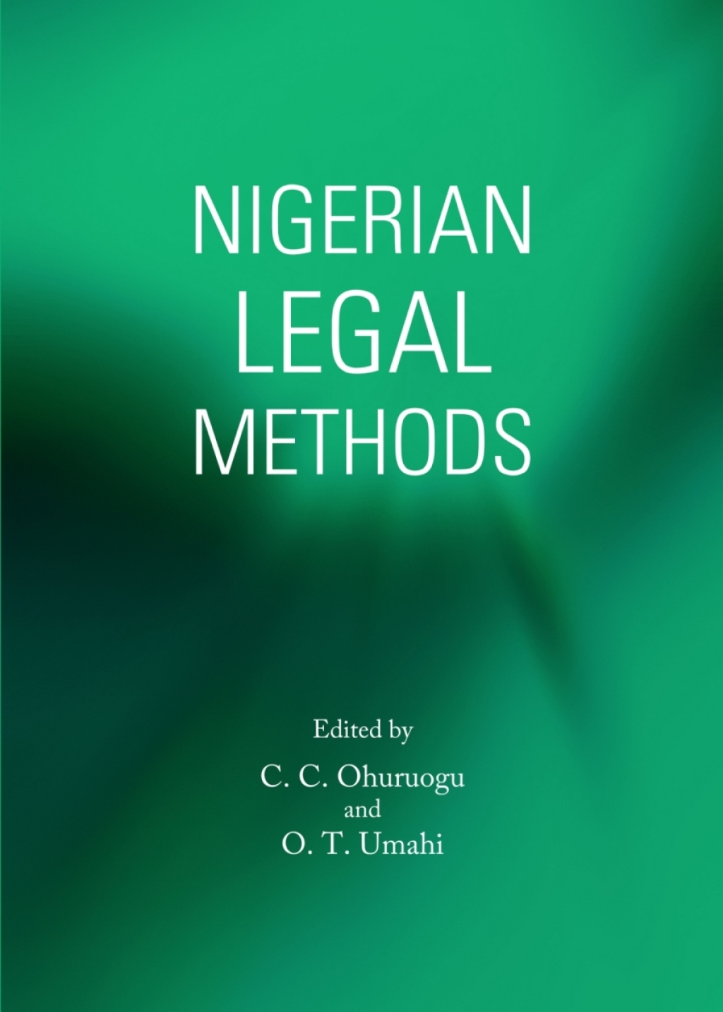 Nigerian Legal Methods 1st Edition â€“ PDF/EPUB Version Downloadable