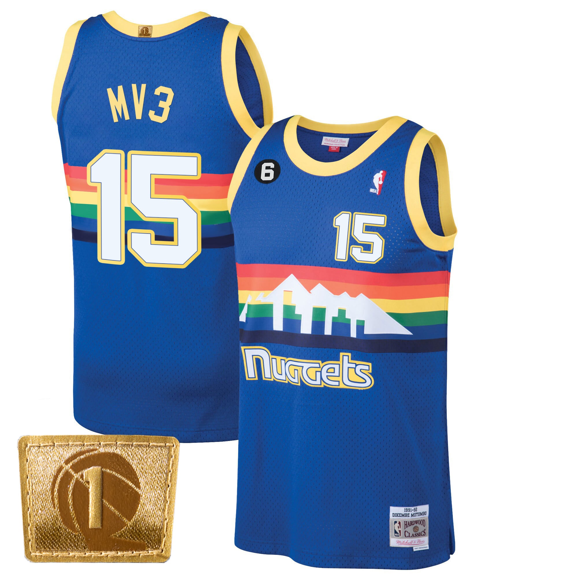 Nikola Jokic Denver Nuggets MV3 Swingman Jersey - All Stitched - Image 5
