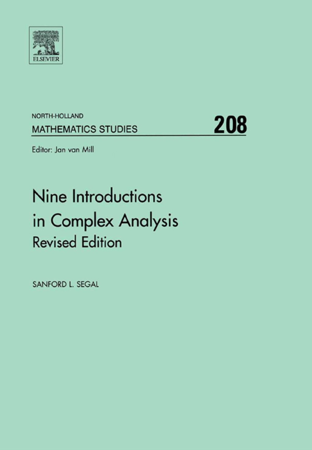 Nine Introductions in Complex Analysis - Revised Edition  â€“ PDF/EPUB Version Downloadable