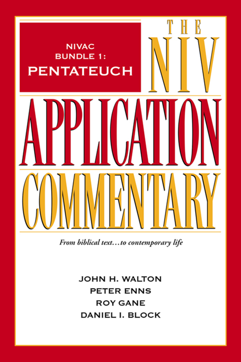 NIVAC Bundle 1: Pentateuch  â€“ PDF/EPUB Version Downloadable