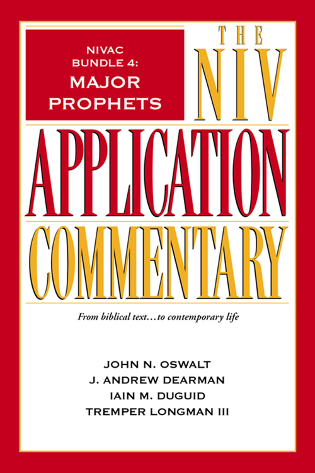 NIVAC Bundle 4: Major Prophets  â€“ PDF/EPUB Version Downloadable