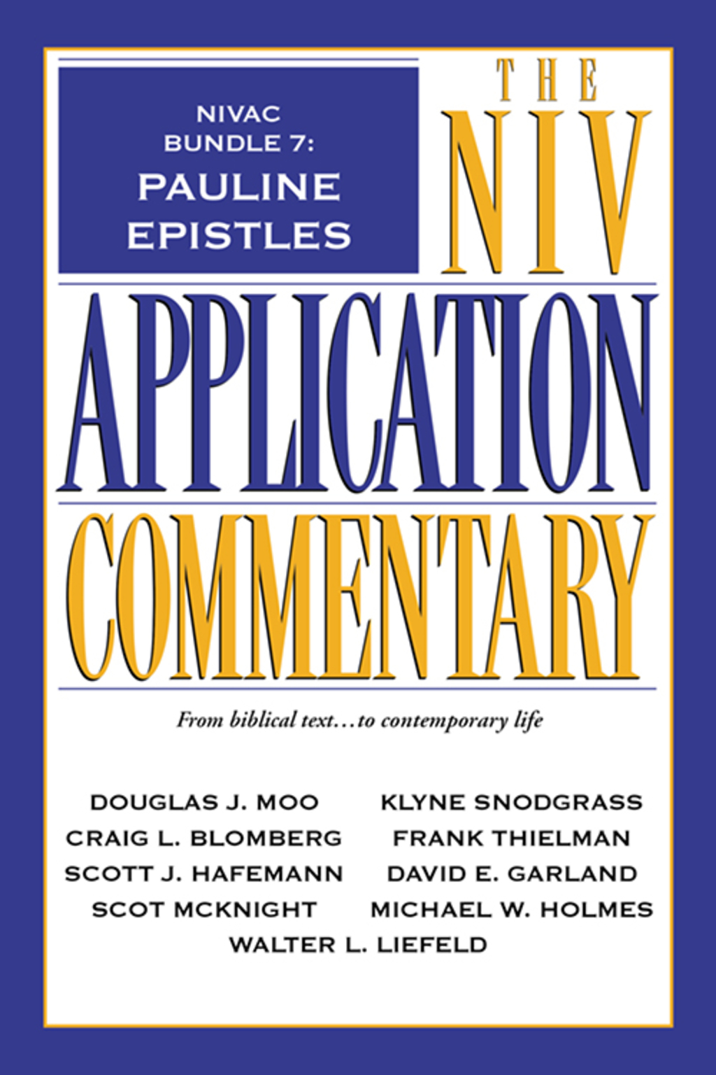 NIVAC Bundle 7: Pauline Epistles  â€“ PDF/EPUB Version Downloadable