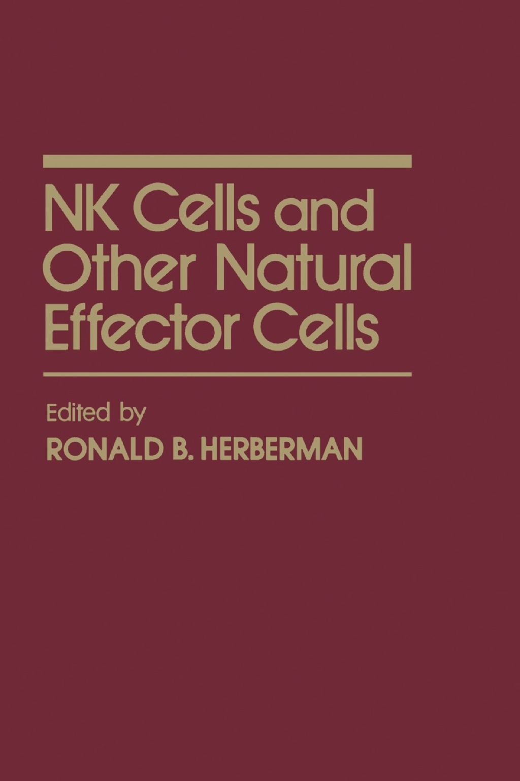 NK CELLS & OTHER NATURAL EFFECTOR CELLS 1st Edition â€“ PDF/EPUB Version Downloadable