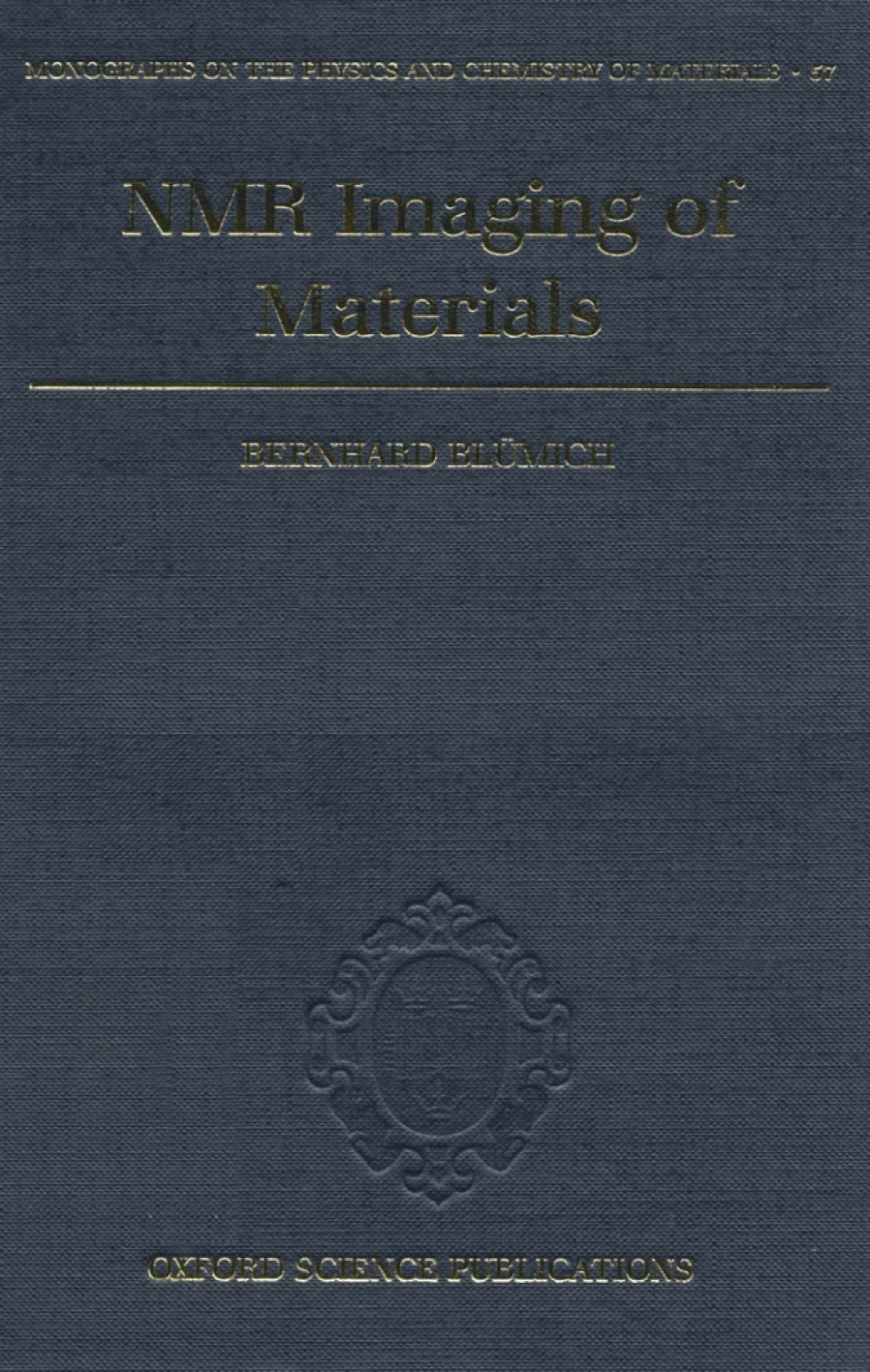 NMR Imaging of Materials  â€“ PDF/EPUB Version Downloadable