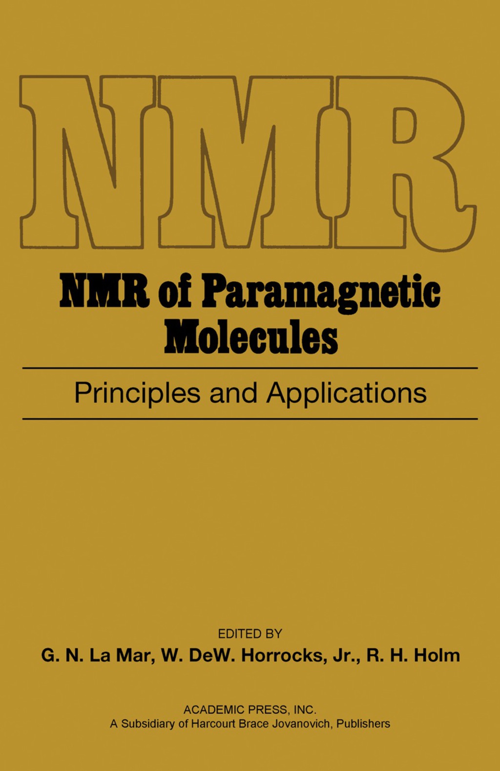 NMR of Paramagnetic Molecules Principles and Applications  â€“ PDF/EPUB Version Downloadable