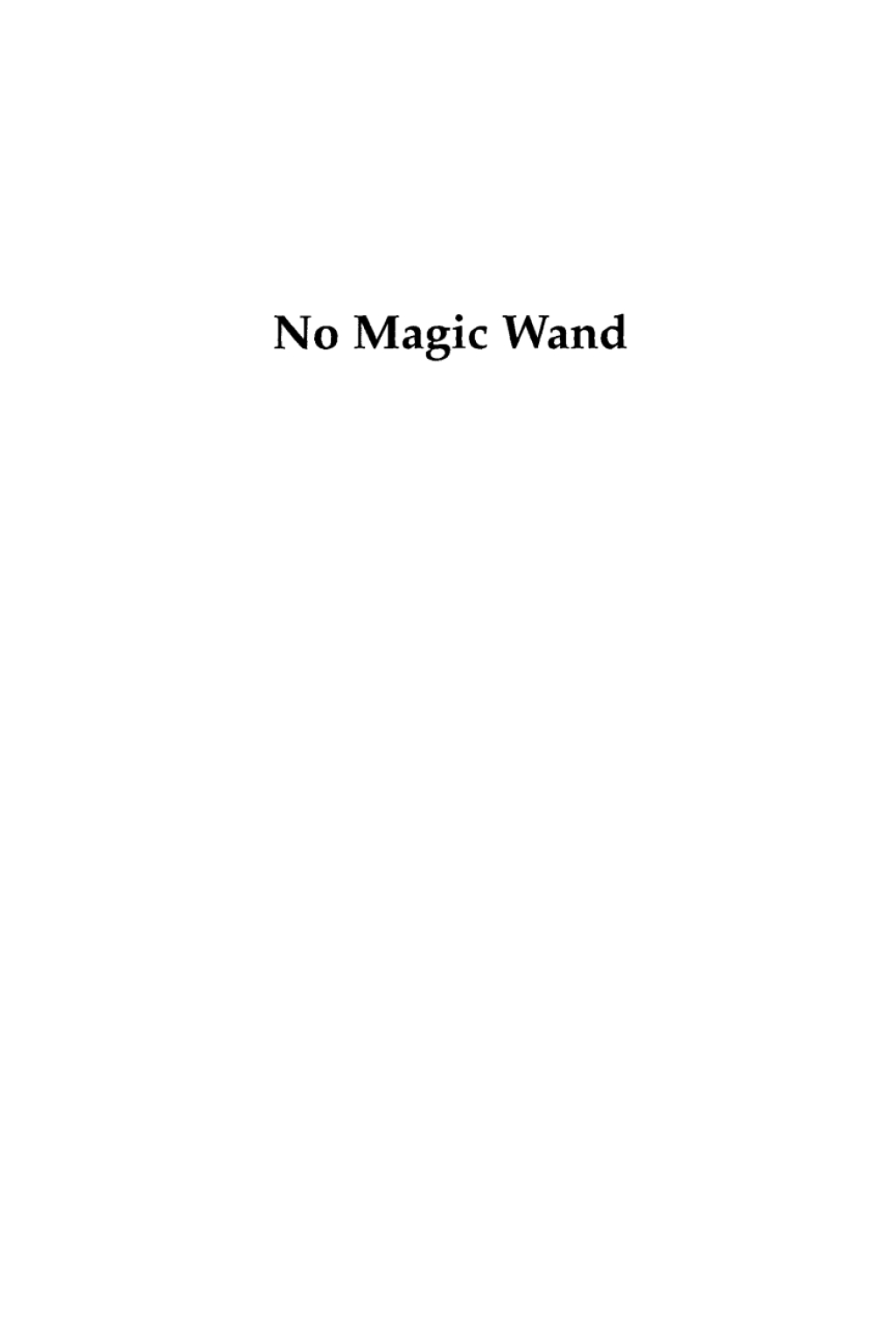 No Magic Wand The Idealization of Science in Law 1st Edition â€“ PDF/EPUB Version Downloadable