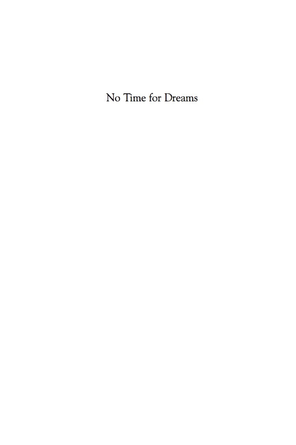 No Time for Dreams Living in Burma Under Military Rule  â€“ PDF/EPUB Version Downloadable