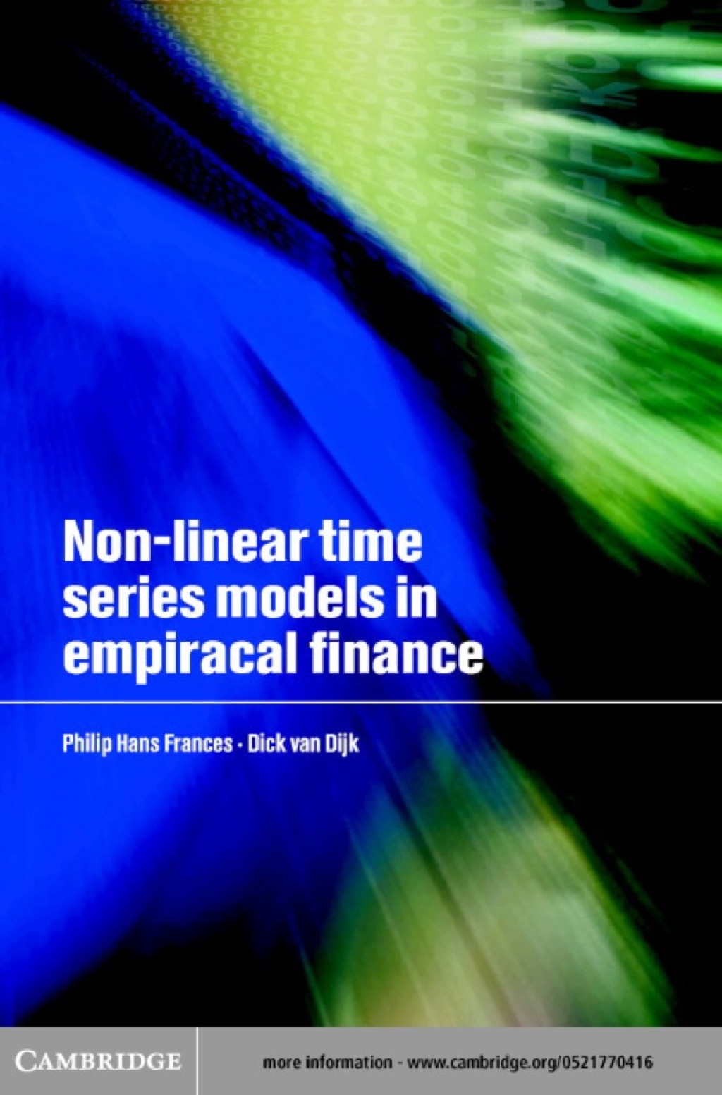Non-Linear Time Series Models in Empirical Finance 1st Edition â€“ PDF/EPUB Version Downloadable