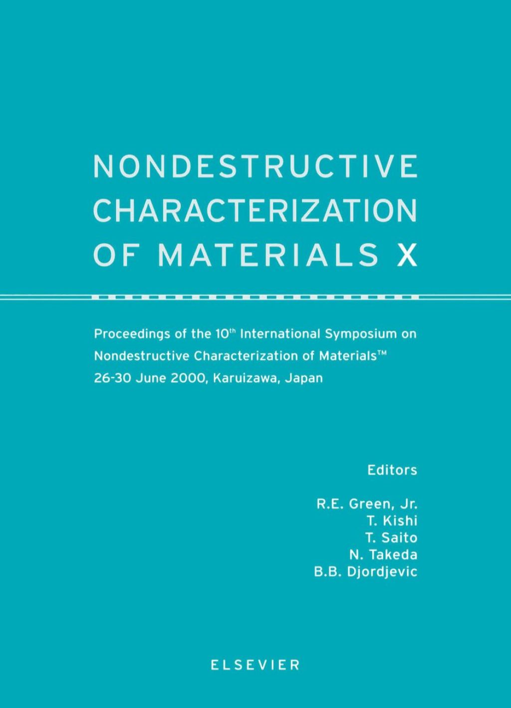 Nondestructive Characterization of Materials X  â€“ PDF/EPUB Version Downloadable