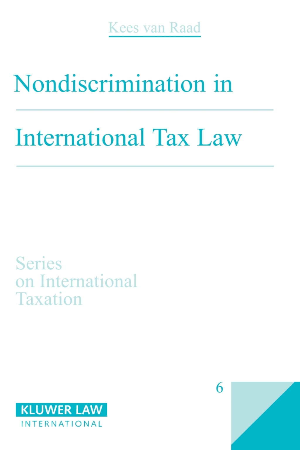 Nondiscrimination in International Tax Law  â€“ PDF/EPUB Version Downloadable
