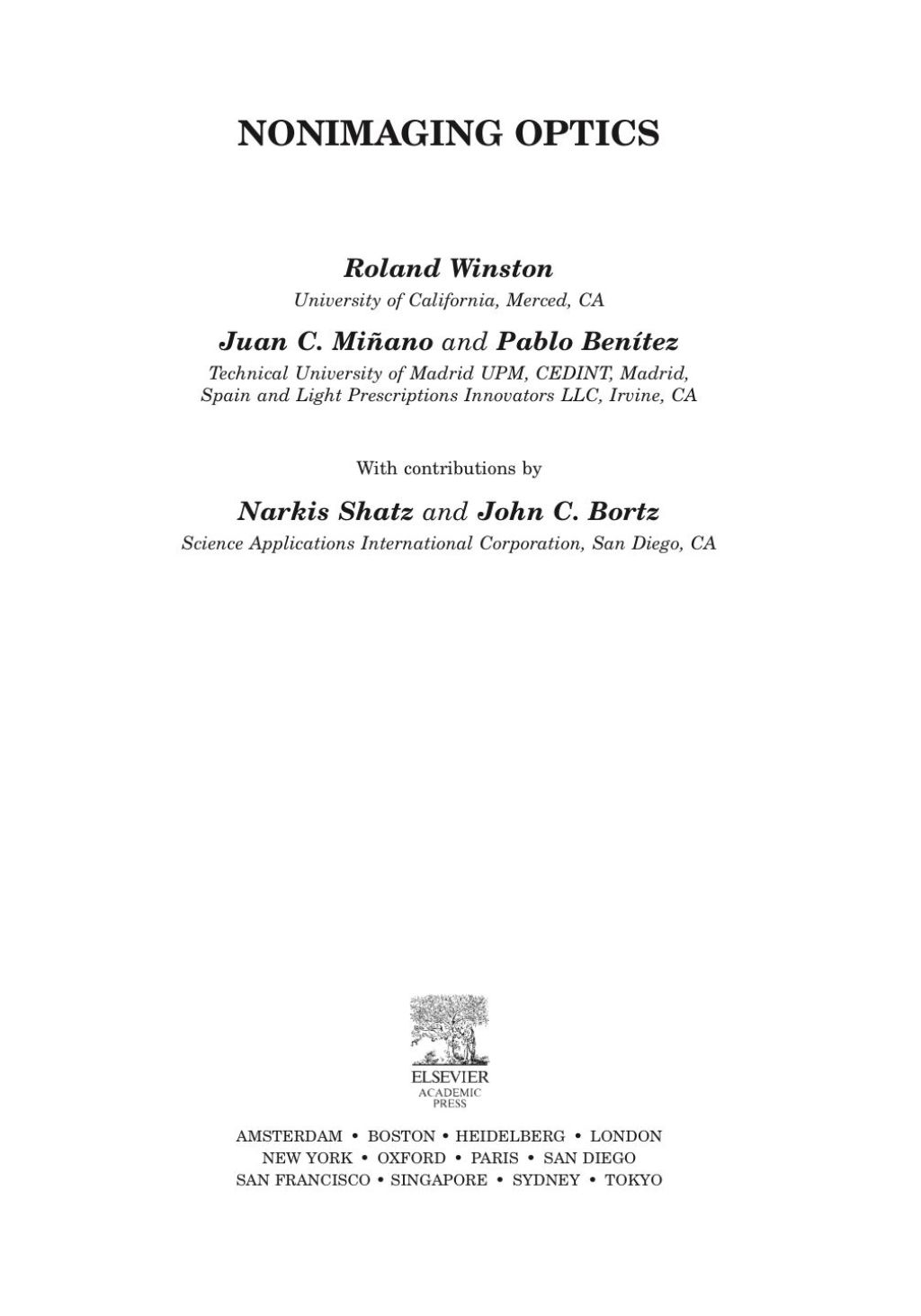 Nonimaging Optics  â€“ PDF/EPUB Version Downloadable