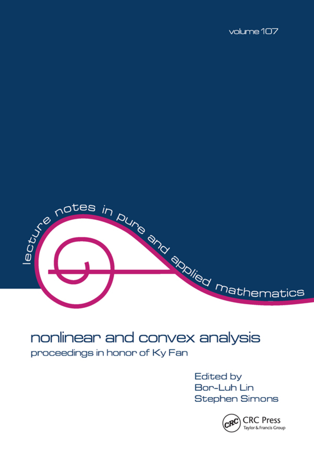 Nonlinear and Convex Analysis Proceedings in Honor of Ky Fan 1st Edition â€“ PDF/EPUB Version Downloadable