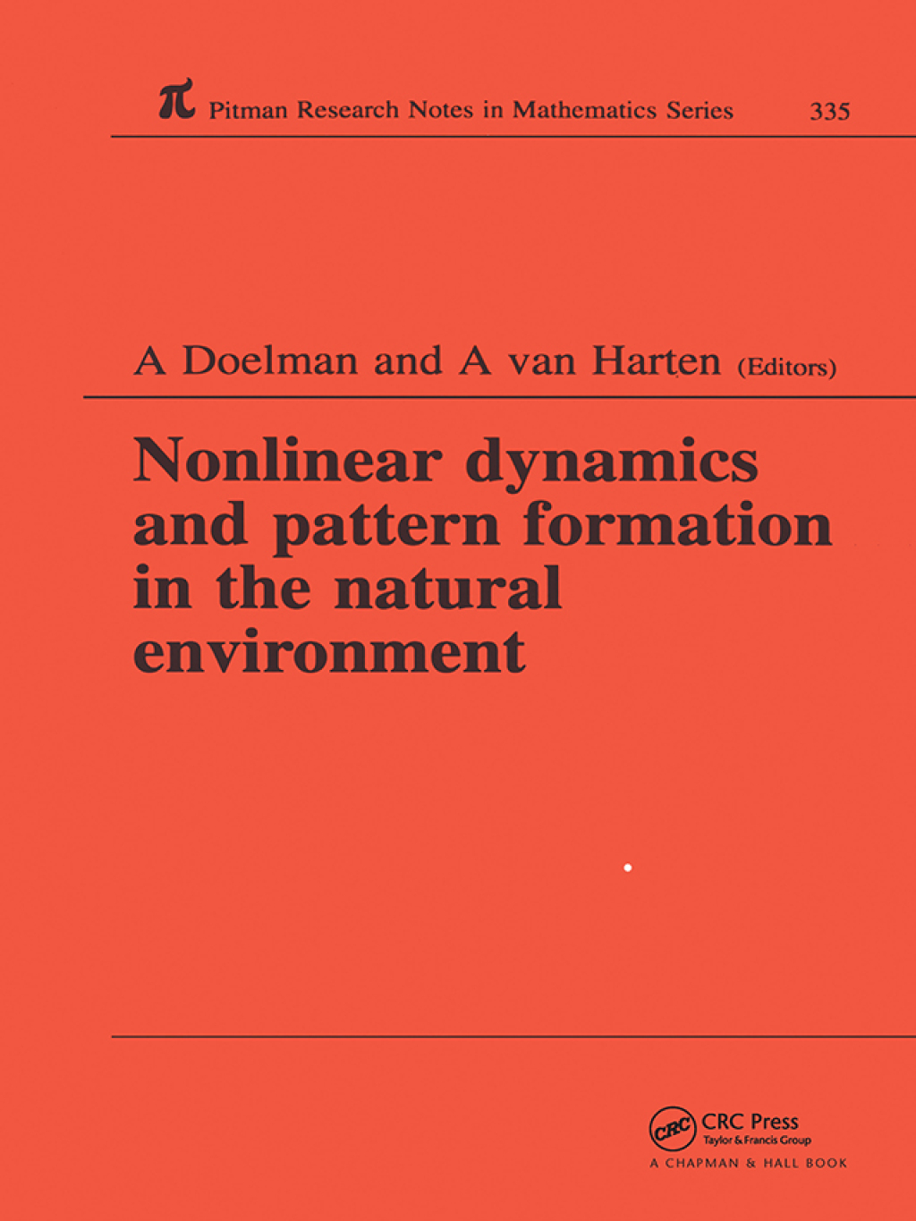 Nonlinear Dynamics and Pattern Formation in the Natural Environment 1st Edition â€“ PDF/EPUB Version Downloadable