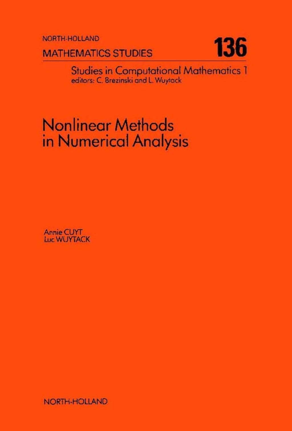 Nonlinear Methods in Numerical Analysis  â€“ PDF/EPUB Version Downloadable
