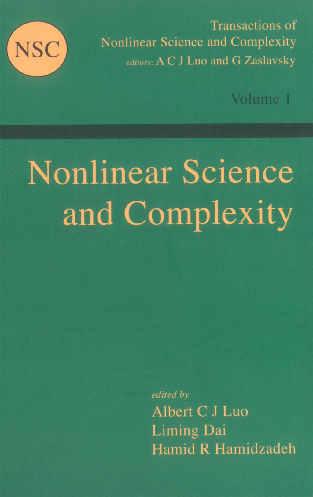 NONLINEAR SCIENCE AND COMPLEXITY  â€“ PDF/EPUB Version Downloadable