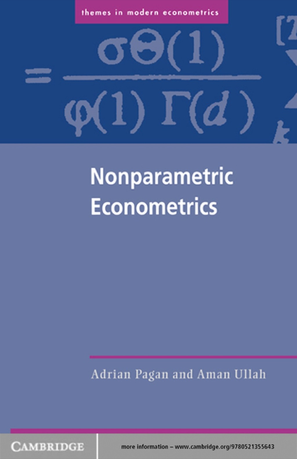 Nonparametric Econometrics 1st Edition â€“ PDF/EPUB Version Downloadable