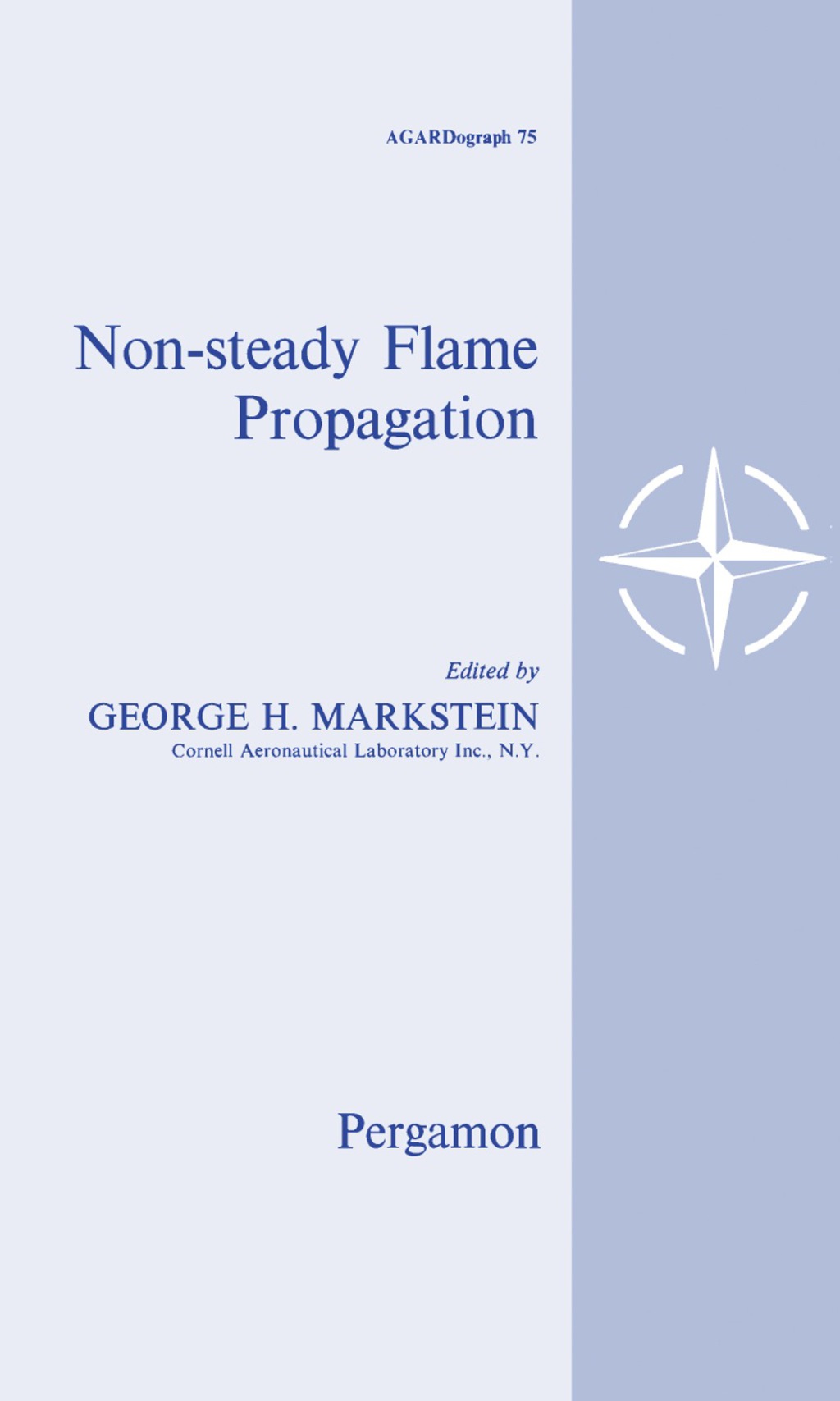 Nonsteady Flame Propagation AGARDograph  â€“ PDF/EPUB Version Downloadable