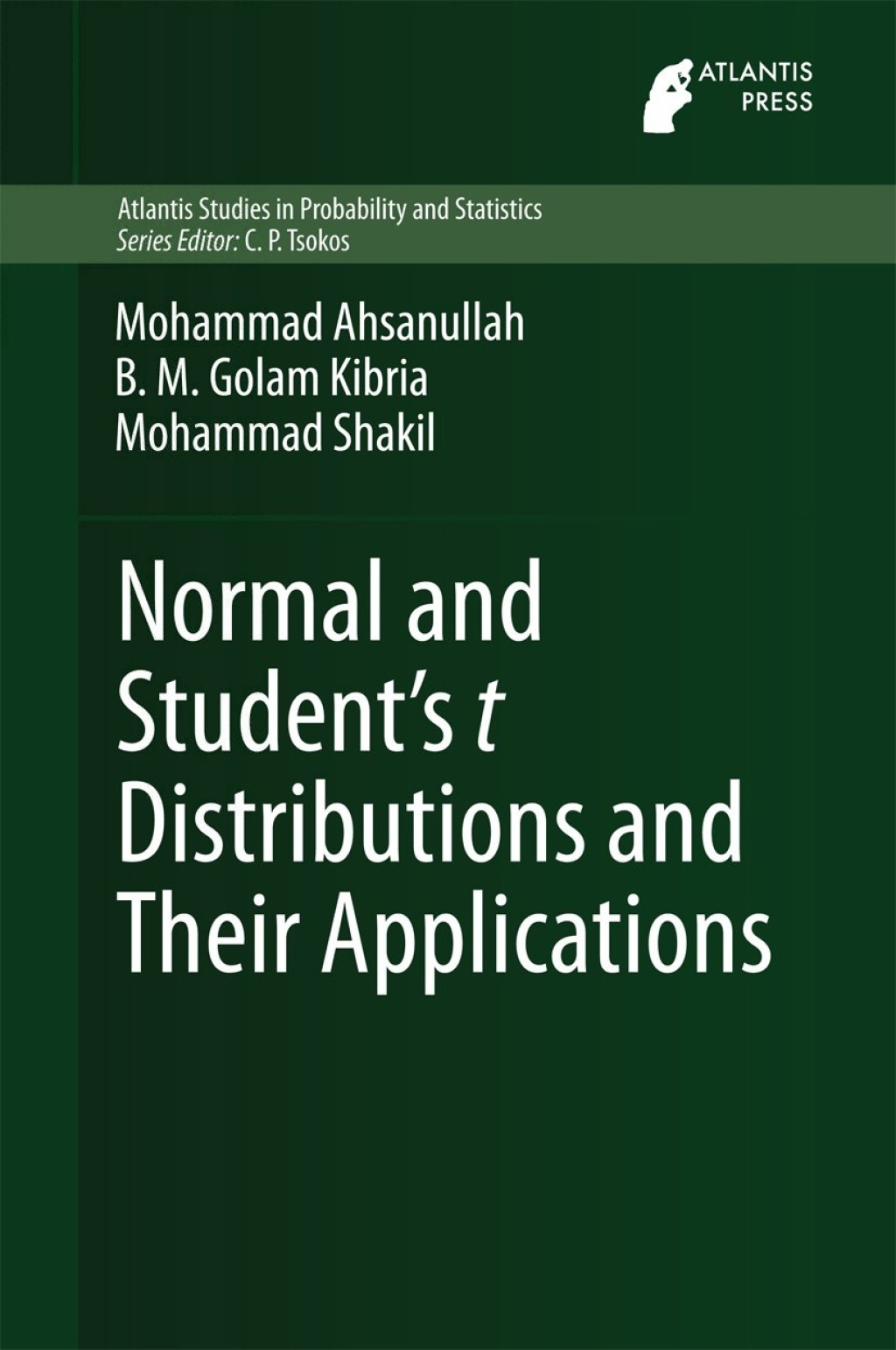 Normal and StudentÂ´s t Distributions and Their Applications  â€“ PDF/EPUB Version Downloadable