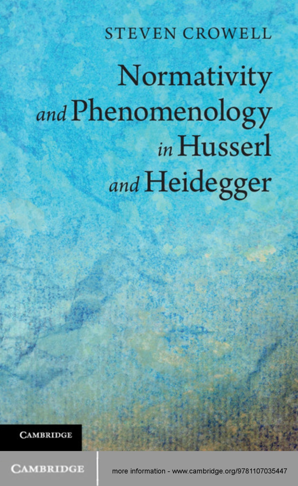 Normativity and Phenomenology in Husserl and Heidegger 1st Edition â€“ PDF/EPUB Version Downloadable