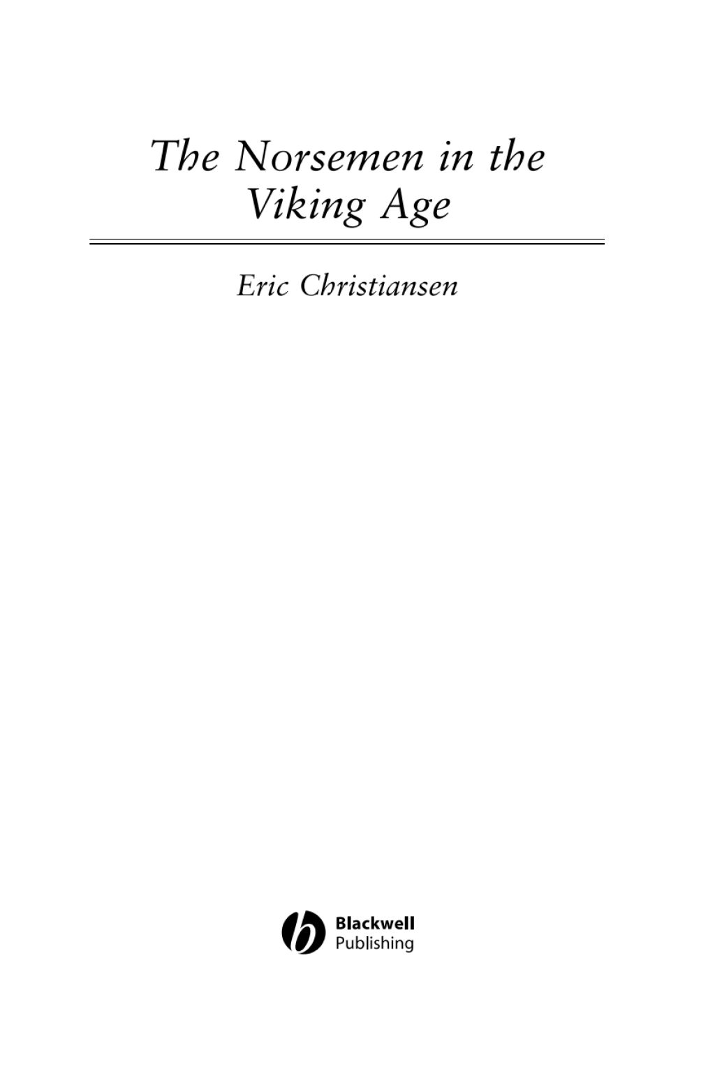 Norsemen in the Viking Age 1st Edition â€“ PDF/EPUB Version Downloadable