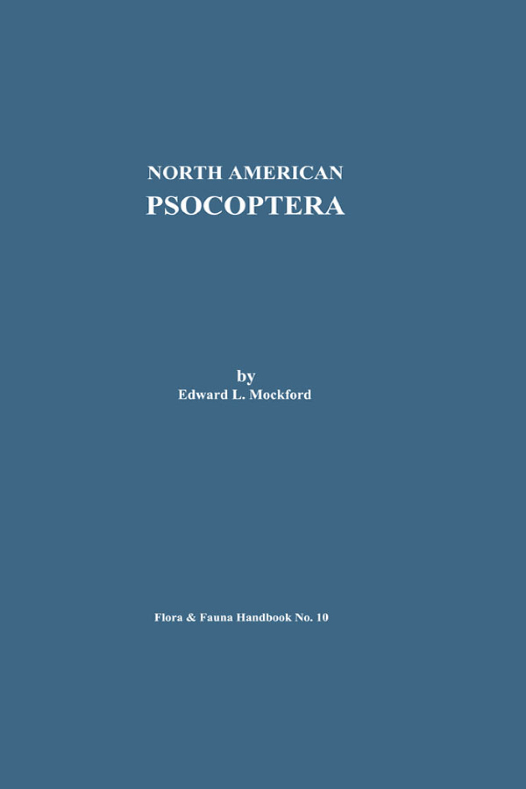 North American Psocoptera 1st Edition â€“ PDF/EPUB Version Downloadable