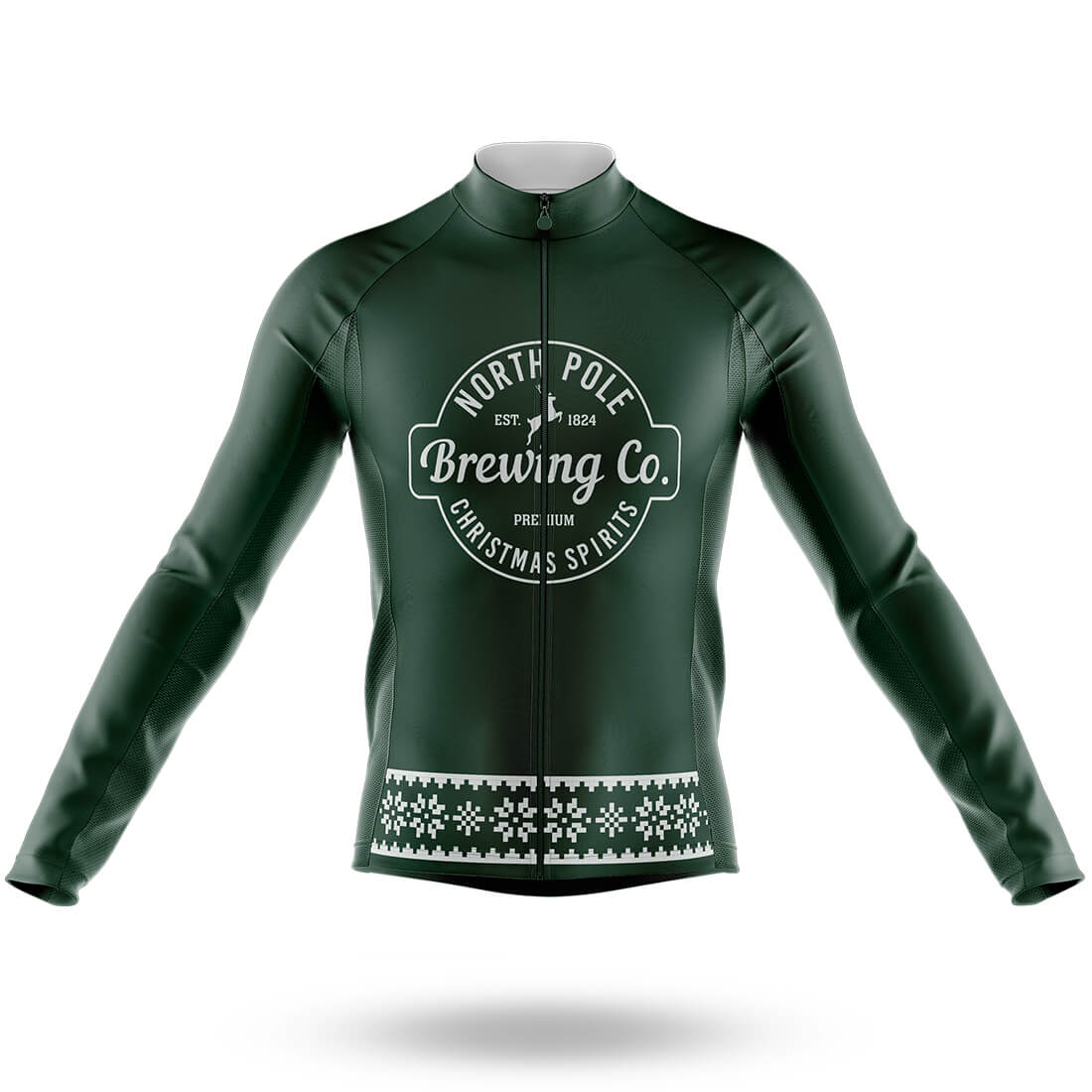 North Pole Brewing Co - Men's Cycling Long Sleeve Jersey