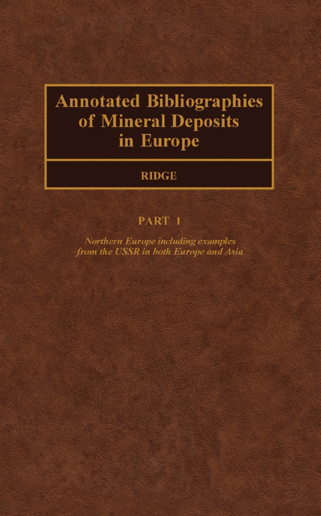 Northern Europe Including Examples from the USSR in Both Europe and Asia  â€“ PDF/EPUB Version Downloadable