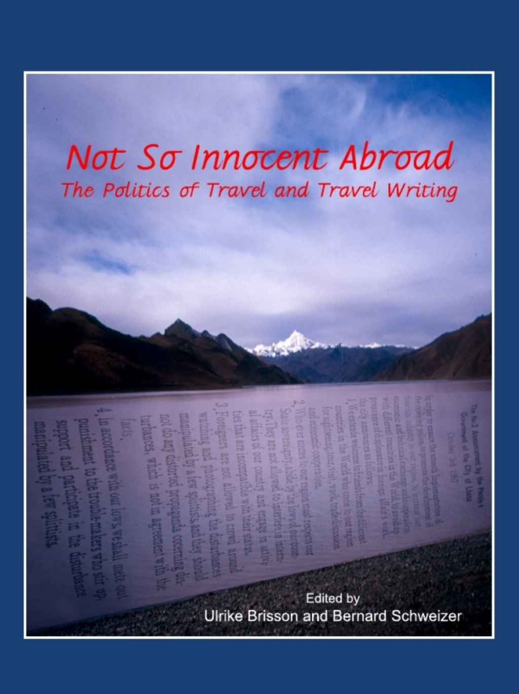 Not So Innocent Abroad The Politics of Travel and Travel Writing 1st Edition â€“ PDF/EPUB Version Downloadable