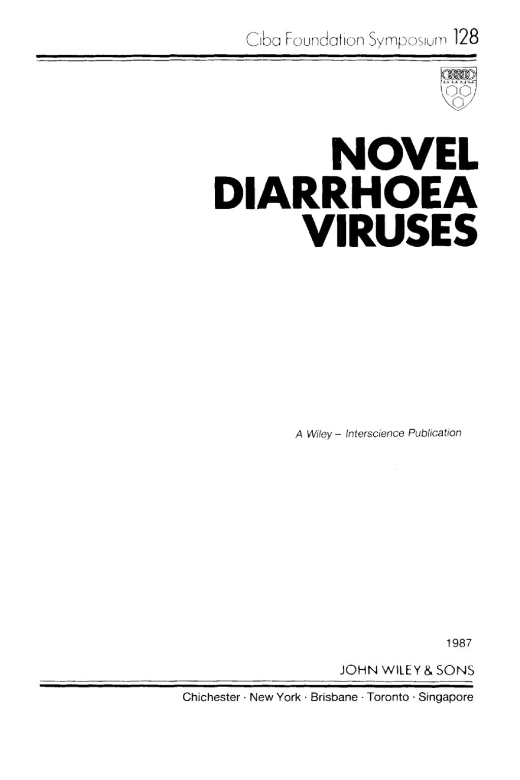 Novel Diarrhoea Viruses 1st Edition â€“ PDF/EPUB Version Downloadable
