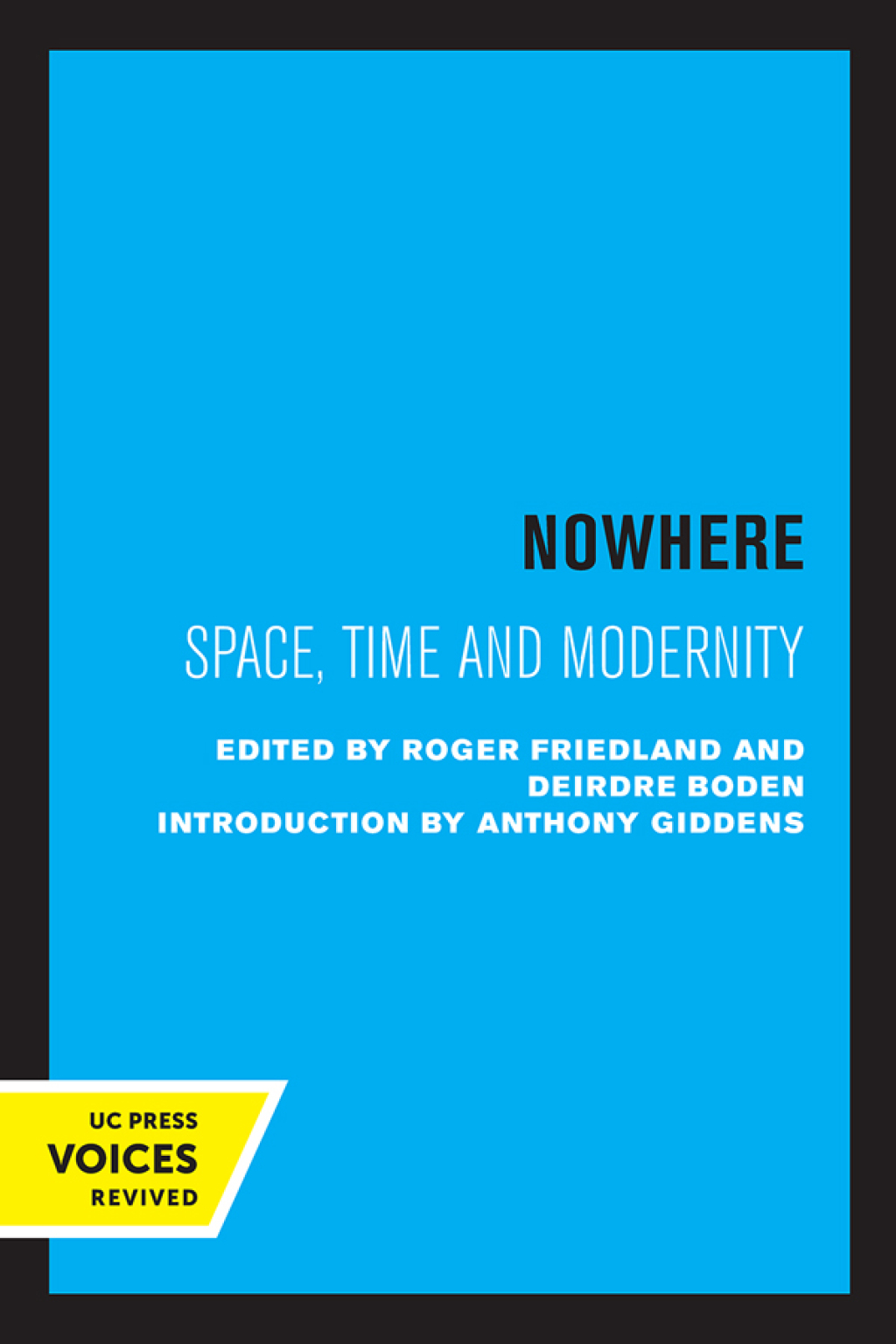 NowHere Space, Time, and Modernity 1st Edition â€“ PDF/EPUB Version Downloadable