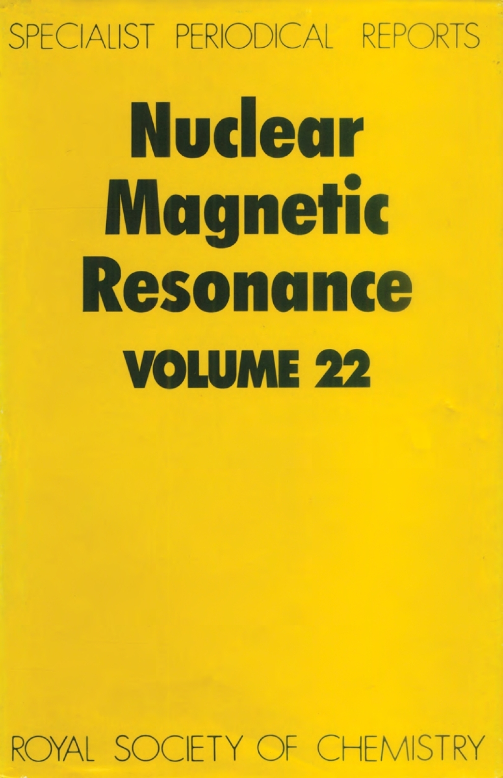 Nuclear Magnetic Resonance Volume 22 1st Edition â€“ PDF/EPUB Version Downloadable