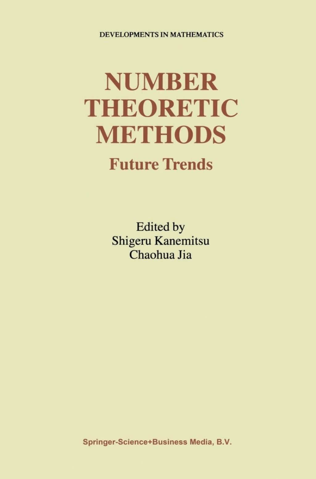 Number Theoretic Methods Future Trends 1st Edition â€“ PDF/EPUB Version Downloadable