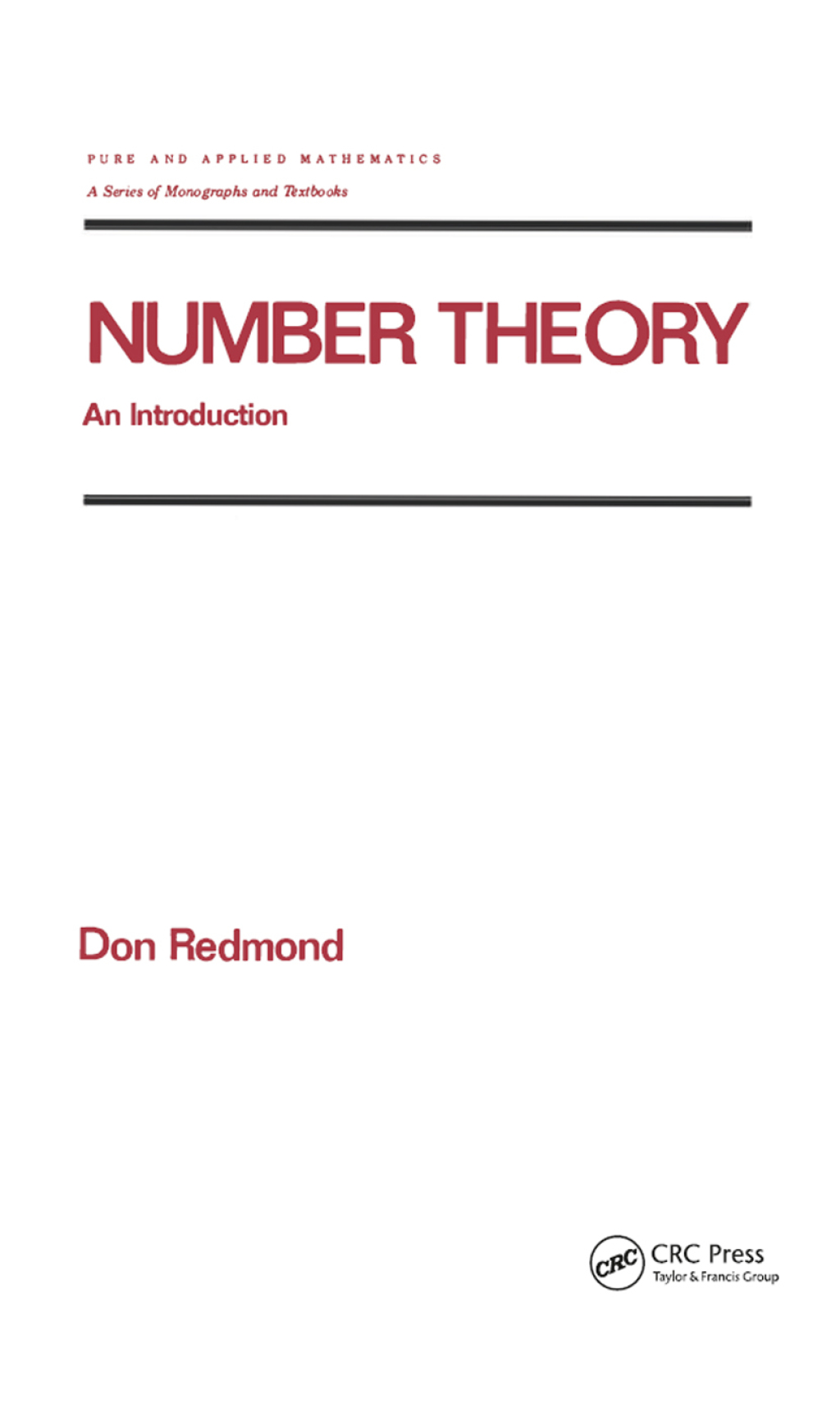 Number Theory An Introduction to Pure and Applied Mathematics 1st Edition â€“ PDF/EPUB Version Downloadable